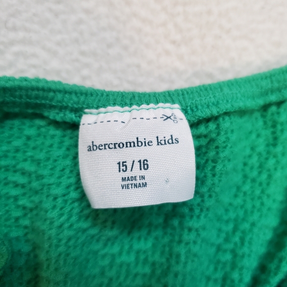 Green Abercrombie Kids Romper size 15/16 - Picture 3 of 5